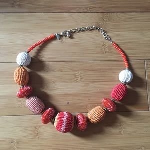 Orange chunky Chico’s necklace